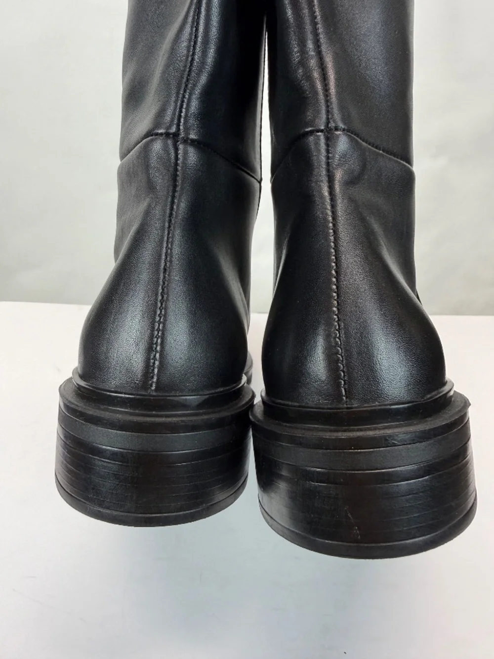 La CANADIENNE Black Leather Over-the-Knee Riding Boots
